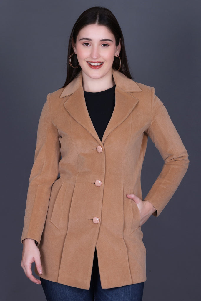 Brazo Women Solid  Winter Coat