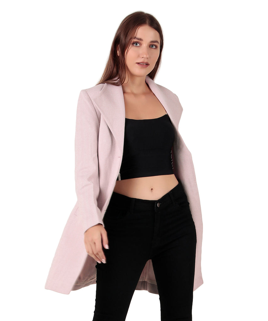 The Elegant Brazo Women’s Coat with Notched Lapel