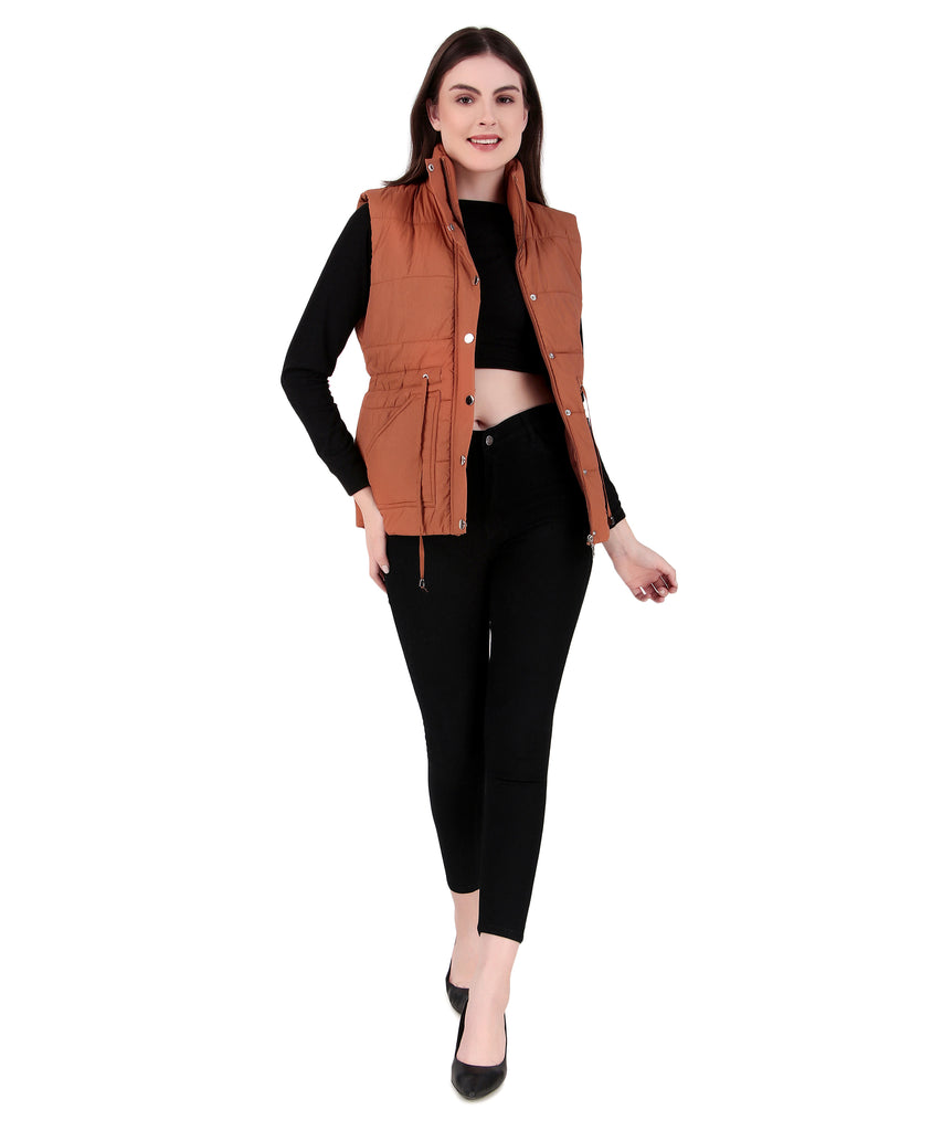 Sleeveless Puffed Jackets for women