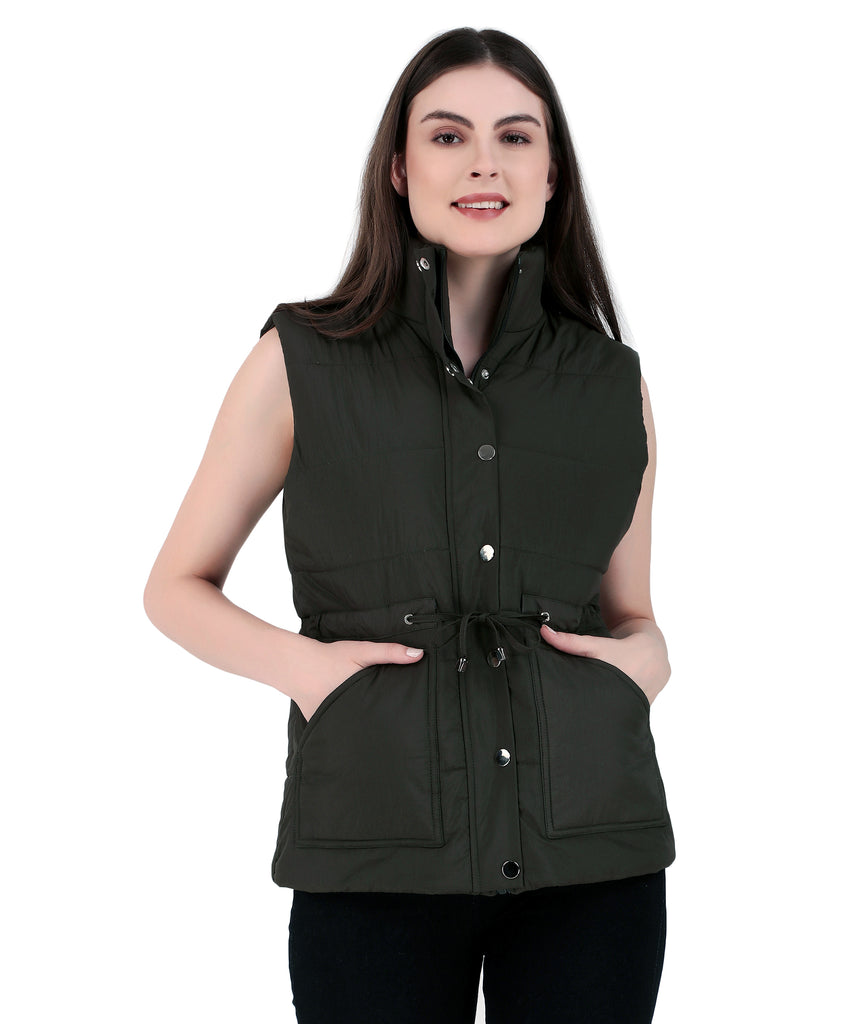 Sleeveless Puffed Jackets for women