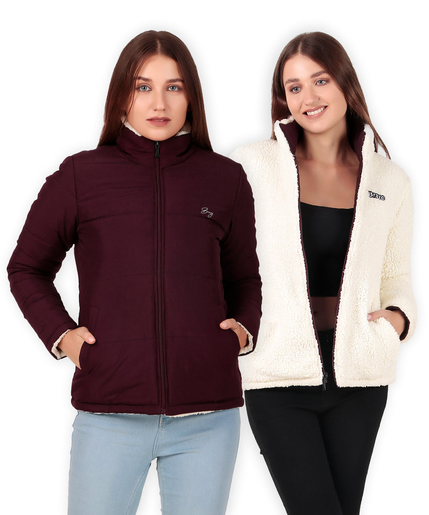 Brazo Reversible Cozy Puffer Women’s Jackets for Winter